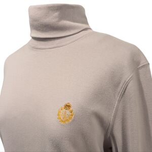 Vintage Ralph Lauren Label Pastel Purple Turtle Neck Shirt Women Size S